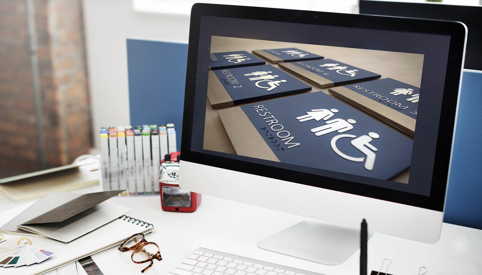 Concevoir les visuels de la signalétique