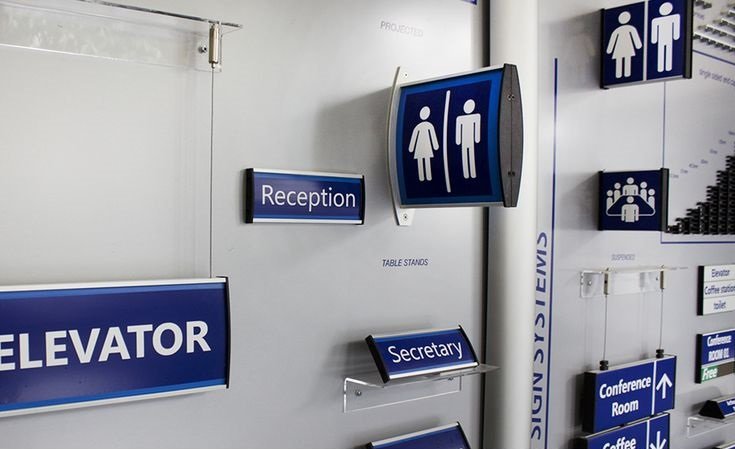 Enseigne publicitaire pour établissement